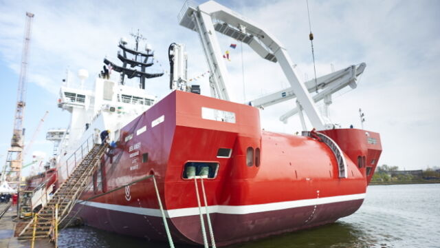 This is the first road and technologically  advanced ship of the Polish shipyard