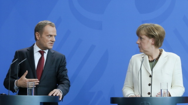 Merkel i Tusk o unii energetycznej: Największe wyzwanie to niezależność